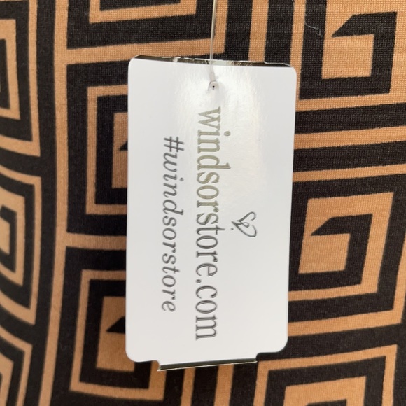 🔥Brand New Designer Inspired   Black / Tan  Dress from Windsors - Picture 5 of 8